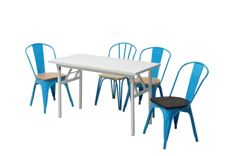 Chair TS-101W Table TS-100L